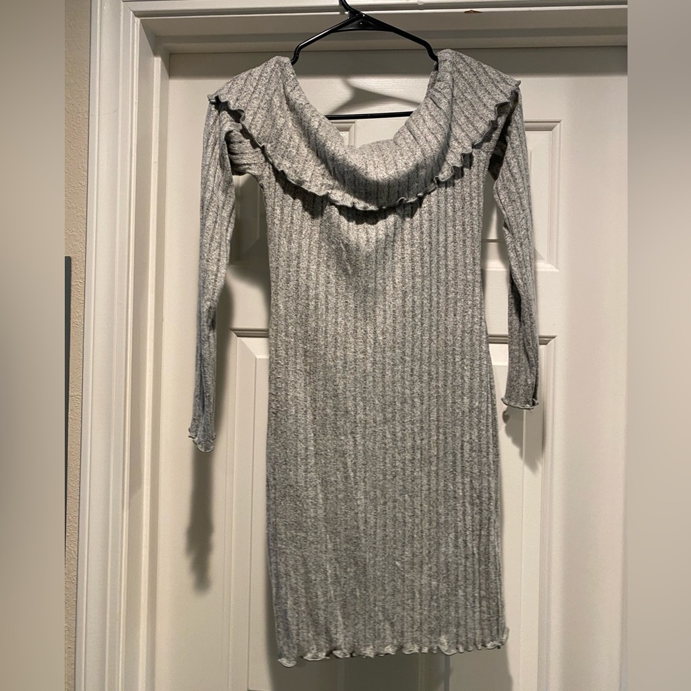 Long sleeve slim fit dress